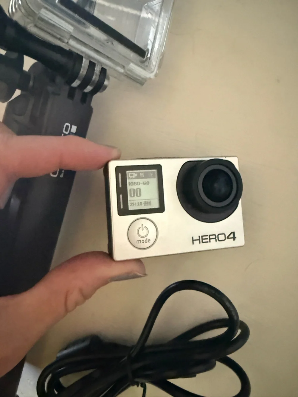 GoPro HERO4 Silver Action Camera with Black Mount